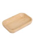 Wooden Plate-Brown-13x10cm