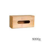Tissue Box-Brown-Wooden