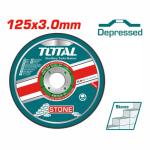 Total TAC2221251 فيبر قص حجر 5 انش 3 ملم