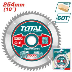 Total TAC231723 TCT saw blade 10" 60T صينية قص المنيوم وخشب