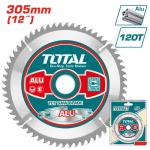 Total TAC2339212 صينية قص المنيوم 12 انش 120 سن