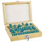 TOTAL TACSR0121 12pcs Router bits set(6mm) طقم ضربات فورمايكا