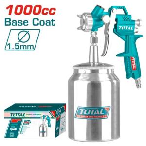  TOTAL TAT11001 Spray gun 1000ccفرد دهان أساس فاله 1.5ملم طاسه سفليه