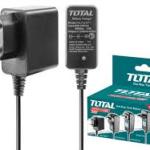 Total TCLI12071 CHARGER FOR Li-ion BATTERY 12V
شاحن 12 فولت 0.65 امبير