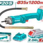 Total TCVLI2023013 رجاج باطون شحن مع 2 بطارية 2 امبير وشاحن
Bouton specifications：Φ35x120mm