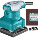 TOTAL TF2231106 Palm sander
240W حفافة مربع
110 X 100mm