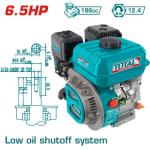 Total TGEN16821 محرك بنزين 6.5 حصان