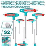 Total THHW80836 8 Pcs T-handle torx wrench set طقم الن كي مشرنف 8 قطع