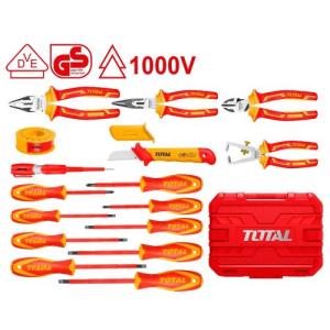 Total THKITH1601 طقم عدة معزول 16 قطعة