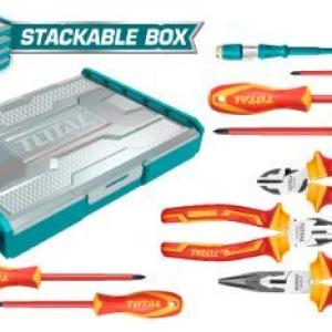 Total THKTV02H091 9 Pcs Insulated hand tools set طقم عده معزول