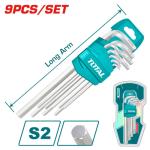 طقم الن كي مسدس طويل TOTAL THT106191 Hex key 9pcs