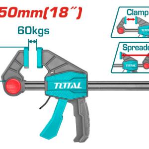 Total THT1340603 Quick bar clamps 18" مربط نجارين اتوماتيك