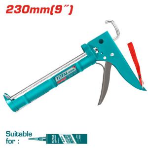 TOTAL THT20409 Caulking gun فرد سيلكون برميل ثقيل