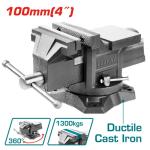 TOTAL THT6146 Bench vice 4" ملزمة متحركة بولاد