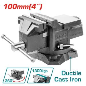 TOTAL THT6146 Bench vice 4" ملزمة متحركة بولاد