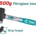 TOTAL THT7215006 Machinist hammer 1500g شاكوش مربع يد فيبر