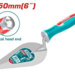 TOTAL THT82616 Bricklaying trowel(plastic handle) 6" مسطرين مثلث
