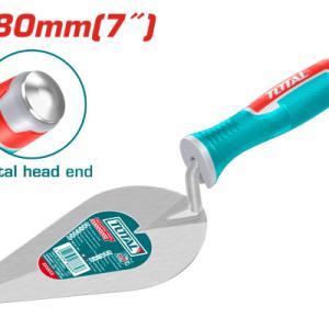 TOTAL THT82716 Bricklaying trowel(plastic handle) 7" مسطرين مثلث