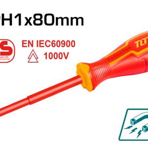 TOTAL THTISPH180 Insulated Screwdriver PH1×80 مفك مصلب معزول