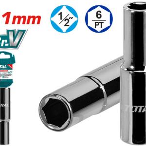 Total THTST12213L 1/2 Deep Hexagonal socket 21mm بوكس طويل