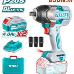 Total TIWLI2085
درل بوكس 850 نيوتن
مع 2 بطارية 4 أمبير وشاحن
TDRLI2060151