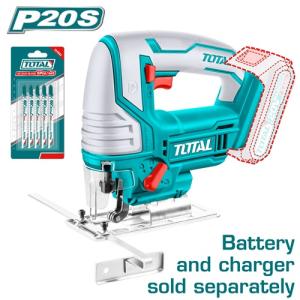 TOTAL TJSLI8501 Lithium-Ion jig saw 20V تخريقة شحن بدون بطارية