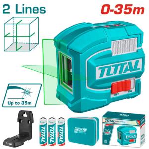 Total TLL156601 جهاز ليفل ليزر 2 خط لون اخضر 