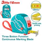 TOTAL TMT126031M Steel measuring tape 3mx16mm متر
