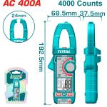 Total TMT762001 كلامب ميتر 400 أمبير 