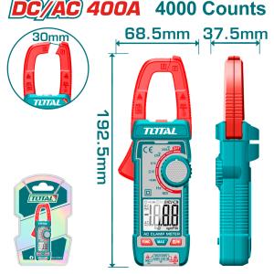 Total TMT762002 AC DC كلامب ميتر 400 أمبير 
