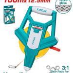 Total TMTF121006 Fibreglass measuring tape 100m كركر 100 متر فيبر جلاس