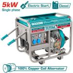 TOTAL TP450001 Diesel generator 5.5kw مولد كهرباء ديزل 5.5 كيلو