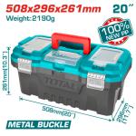 صندوق عده بلاستيك 20" TOTAL TPBX0202