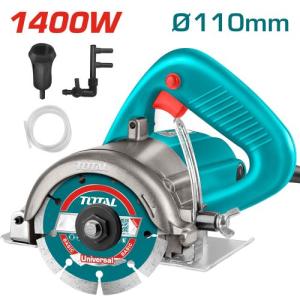 Total TS3141102 Marble cutterصاروخ قص بلاط 110ملم مع تبريد ماء 1400 واط 