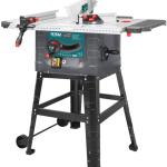 TOTAL TS5152542 Table saw 1500W 10" منشار طاولة صناعي
Table size	725*490mm, Left & Right extensions: 440*125mm, Rear extension: 460*125mm