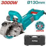 Total TWLC1301 Wall chaser منشار تفتيح باطون وطوب دبل اسطوانه 3000 واط